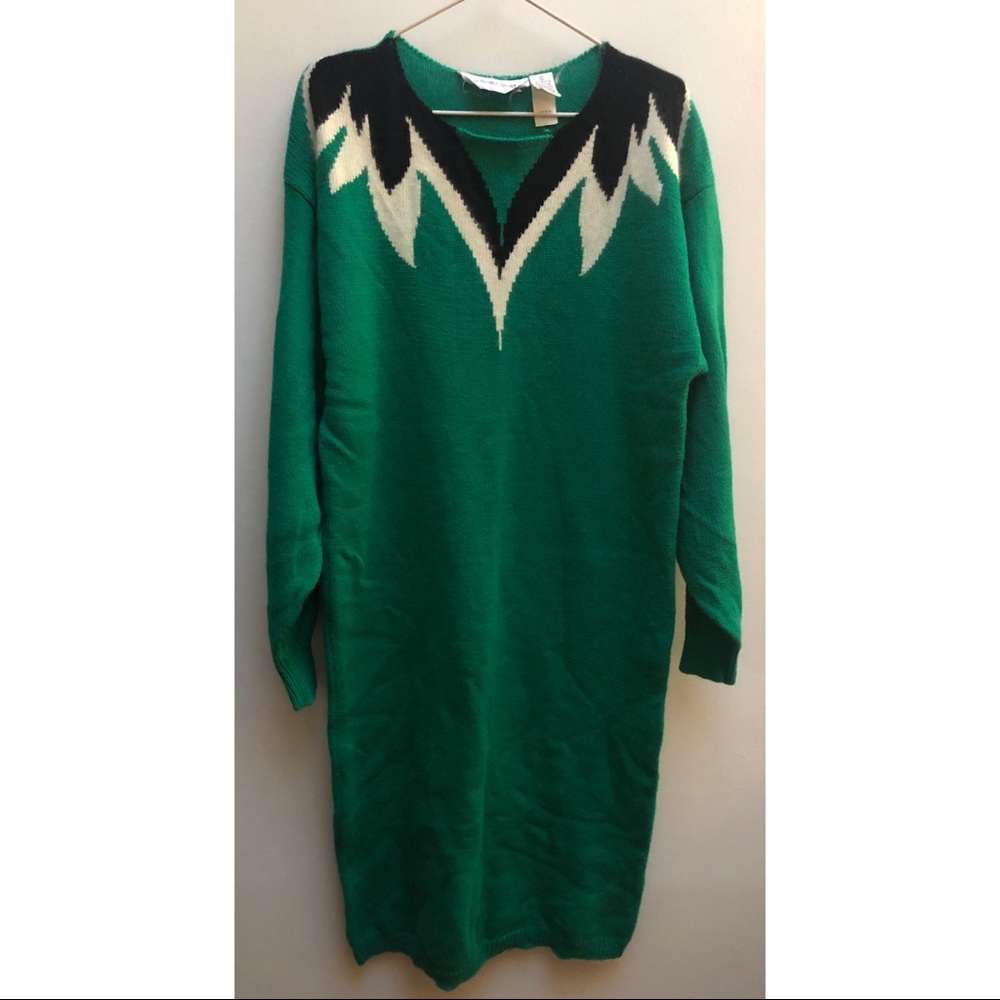 NWOT Christina Grant LS Midi dress Size Large